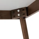Vena Cafe Table - Walnut and Marble