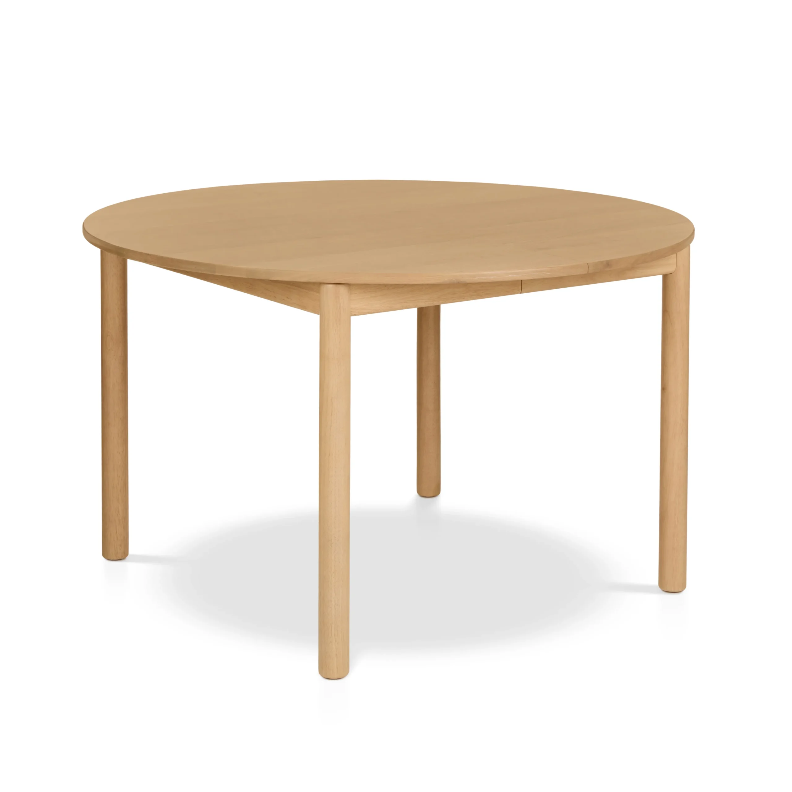 Heidi 48_ - 67.75_ Extendable Round Dining Table - White Oak - Image 10