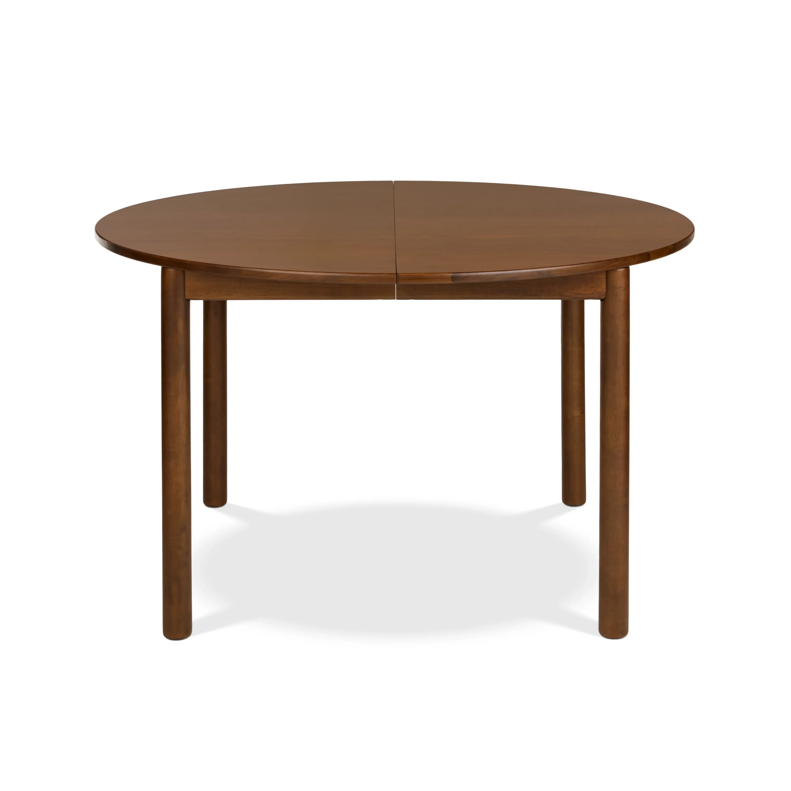 Heidi 48_ - 67.75_ Extendable Round Dining Table - Walnut - Image 10
