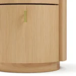 Miila 2-Drawer Nightstand - White Oak