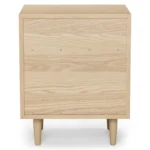 Lenia 2-Drawer Nightstand - White Oak