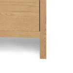 Leif 2-Drawer Nightstand - White Oak