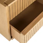 Kouva 2-Drawer Nightstand - Natural Oak
