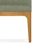 Armless Banquette - Smoked Oak and Welsh Green