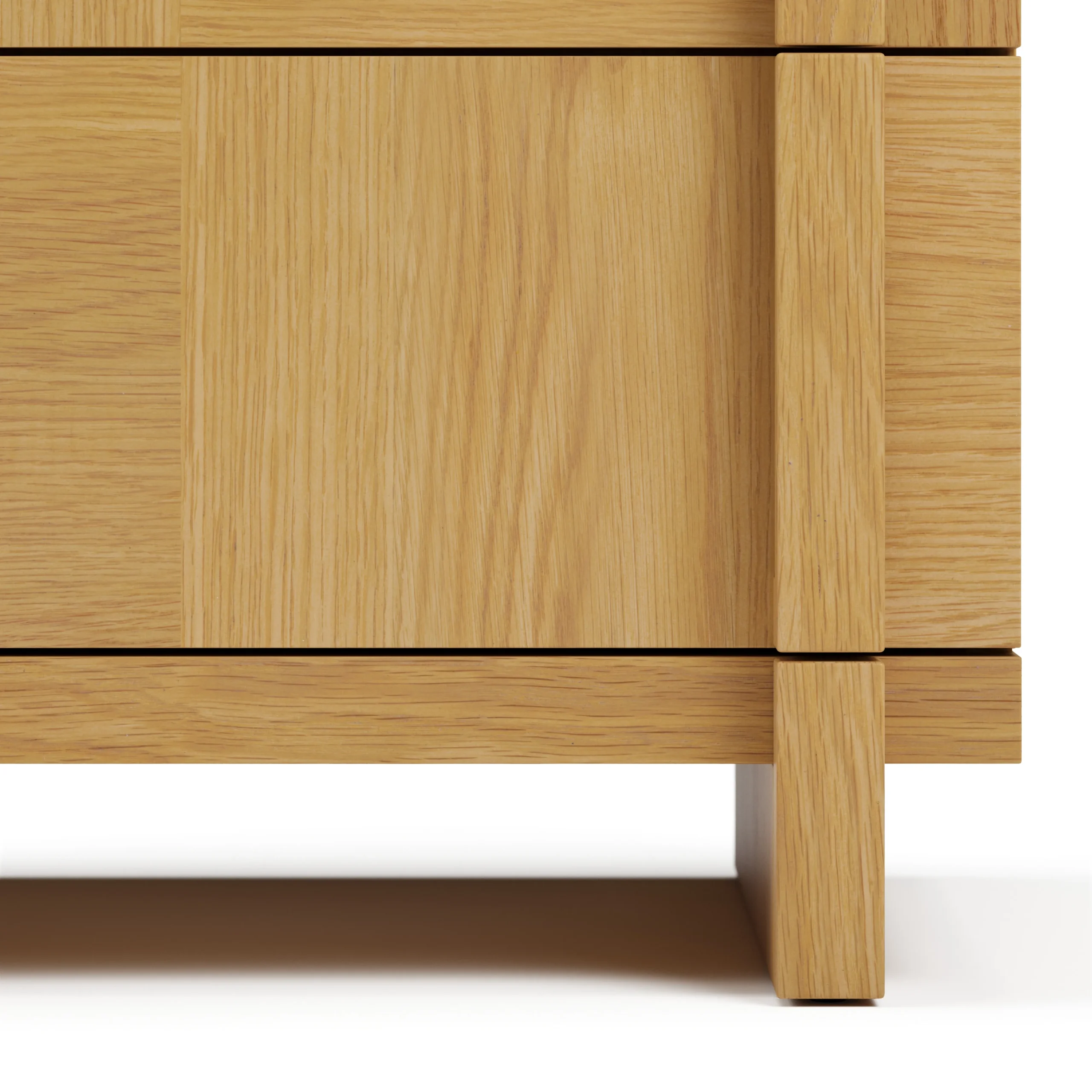 Ayra 2-Drawer Nightstand - Natural Oak - Image 10