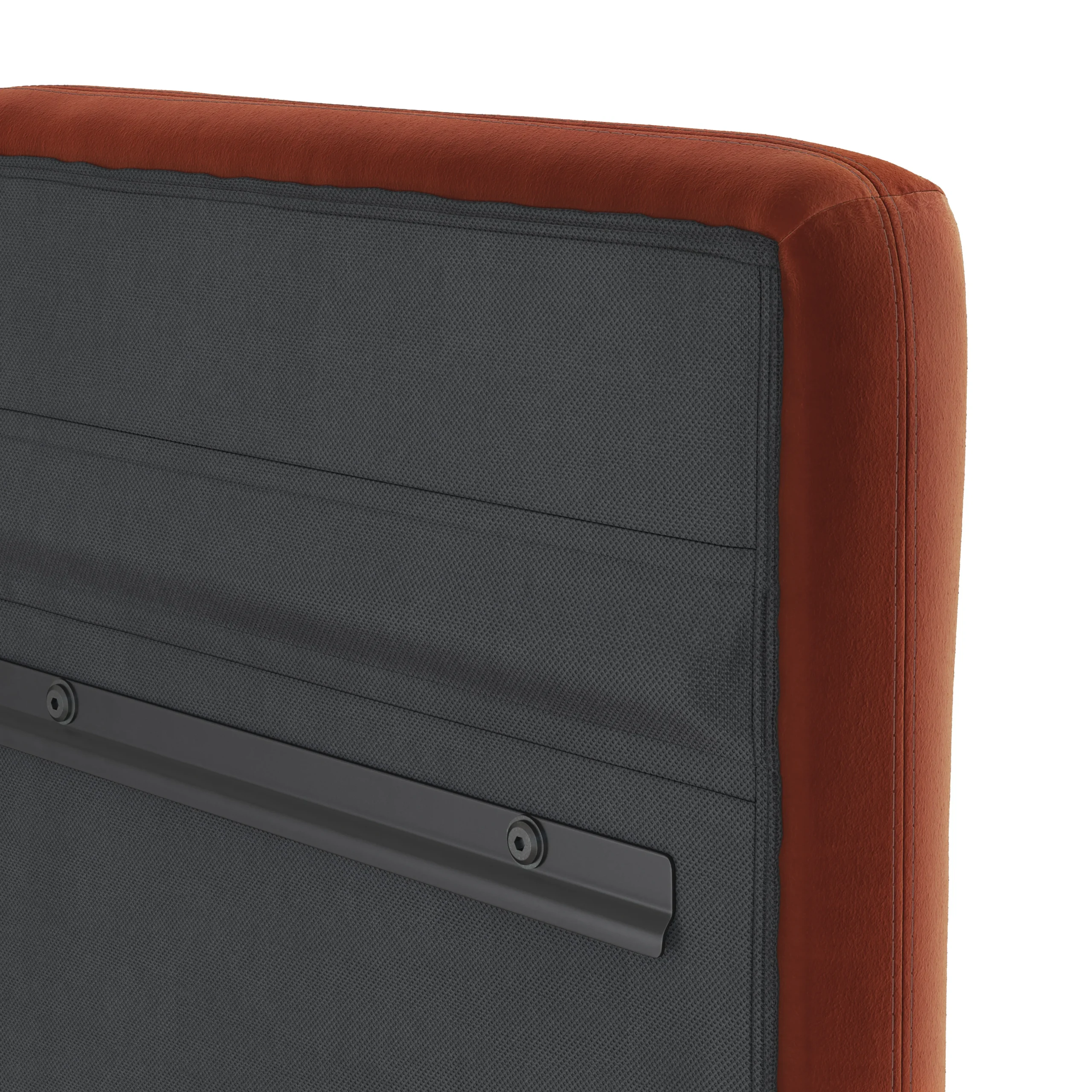 Noel Queen Velvet Headboard - Hale Rust - Image 10