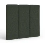 Noel Queen Tall Headboard - Green Wool Bouclé