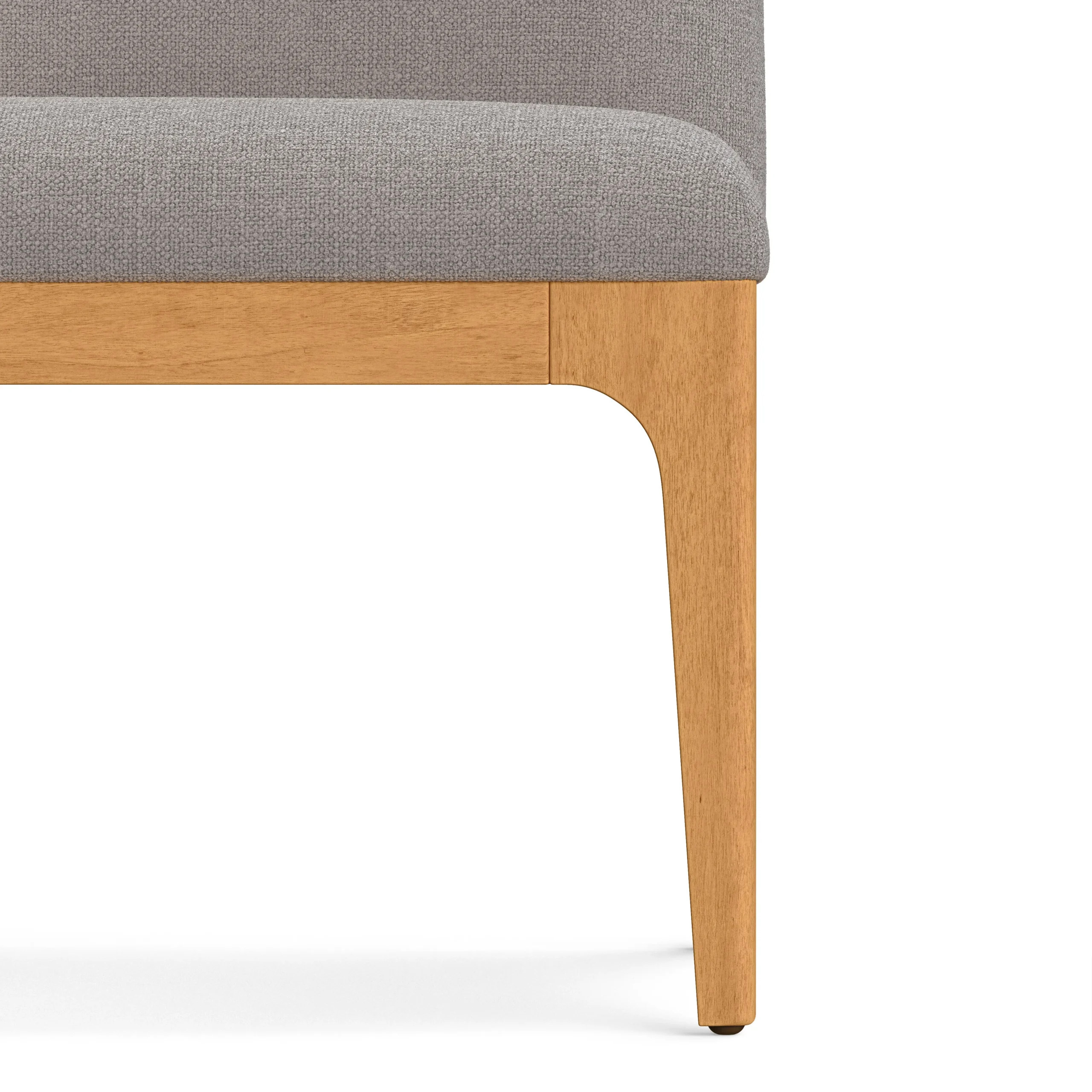 Rosin 34_ Armless Banquette - Natural Oak and Hestia Gray - Image 10