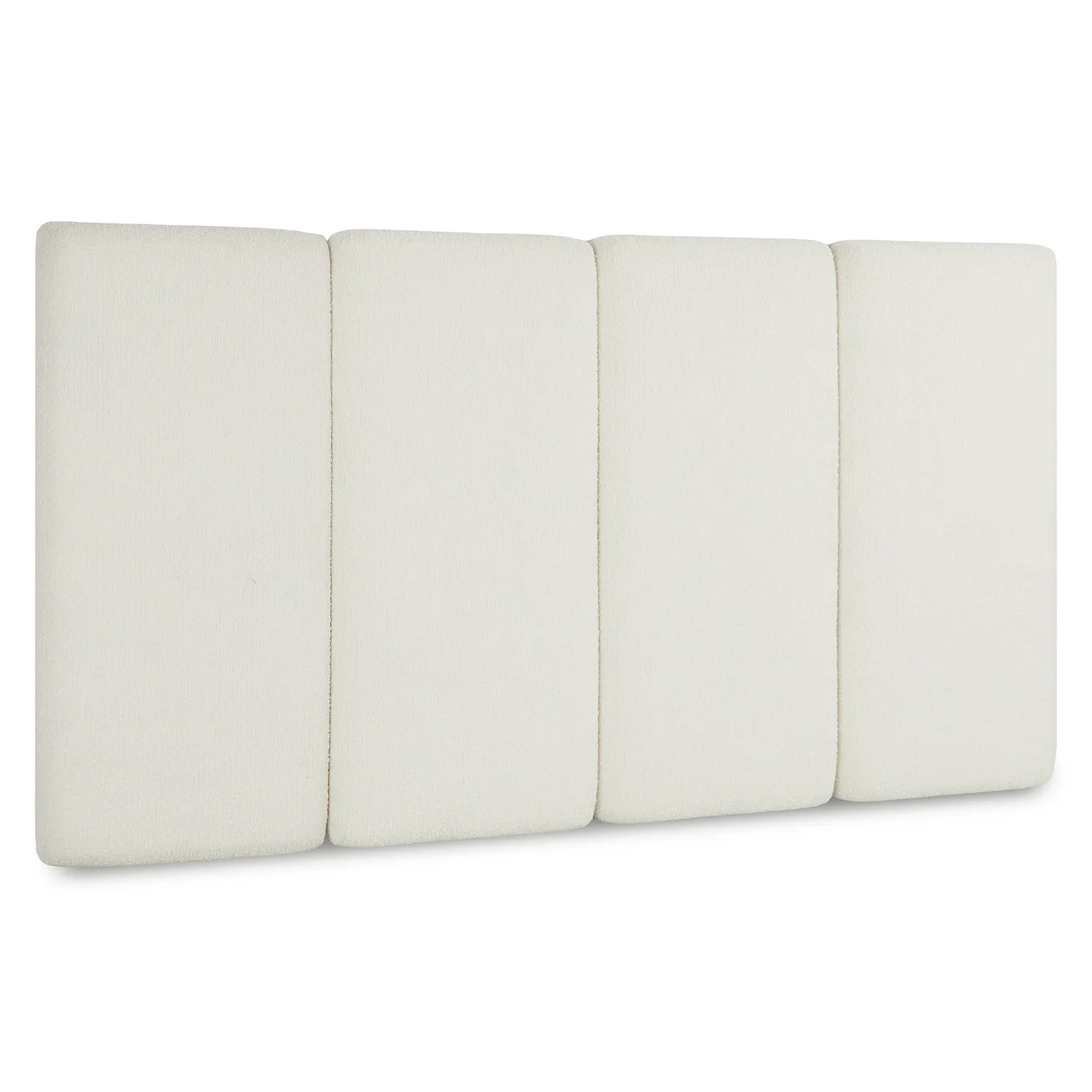 Noel King Headboard - Lunaria White Bouclé - Image 10