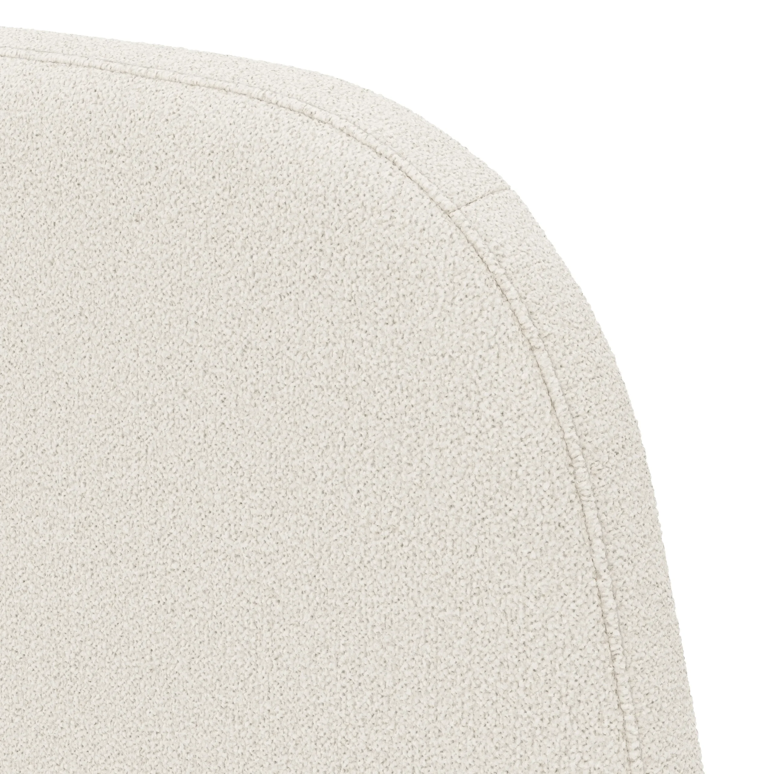 Kaleo Queen Headboard - Ivory Wool Bouclé - Image 10