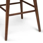 Sede Swivel Counter Stool - Walnut and Miller Gray