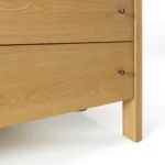 Cassie 6-Drawer Double Dresser - Natural Oak
