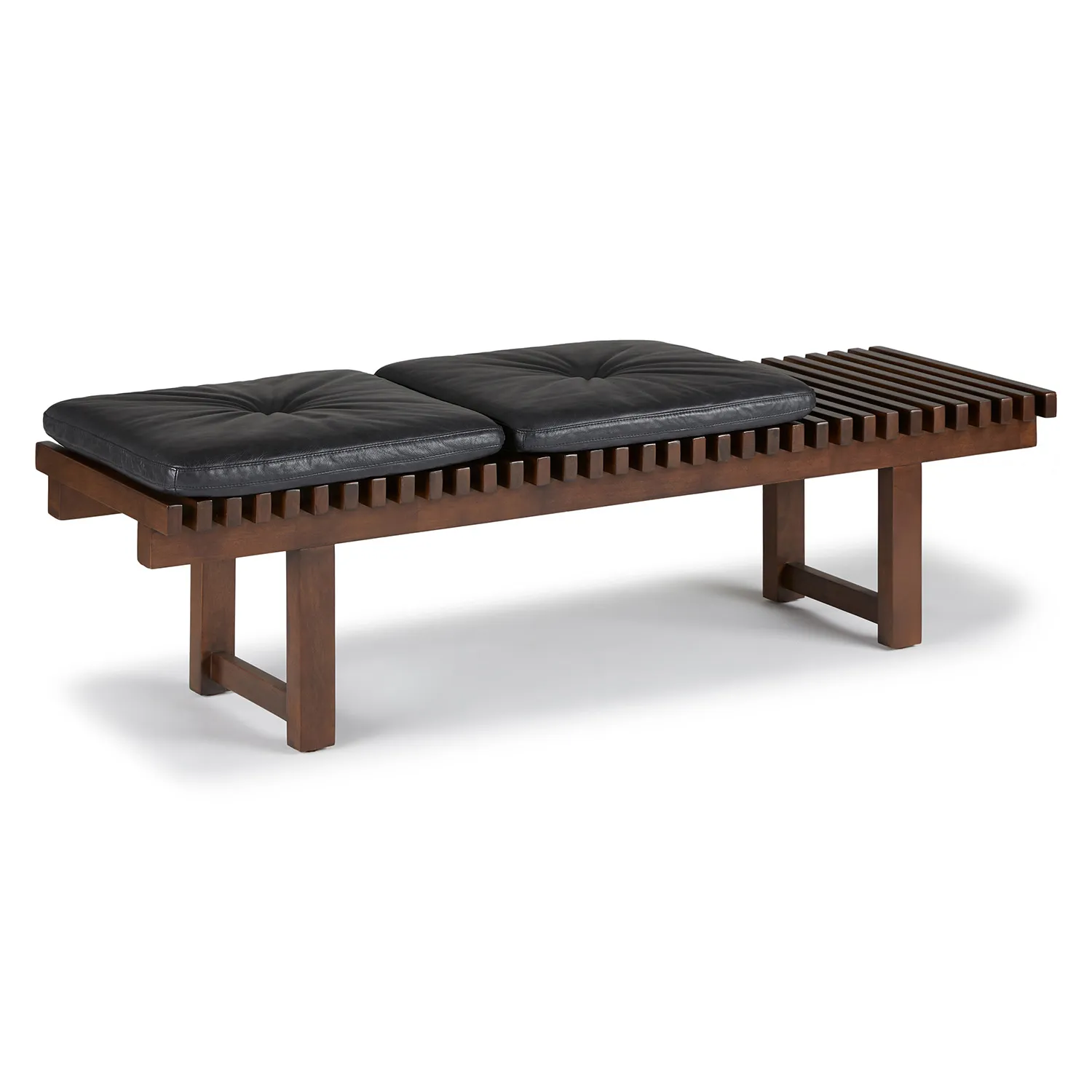 Ripa 59_ Leather Bench - Oxford Black - Image 10