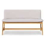 Nosh 51.5_ Bench - Oak and Ratine Ivory