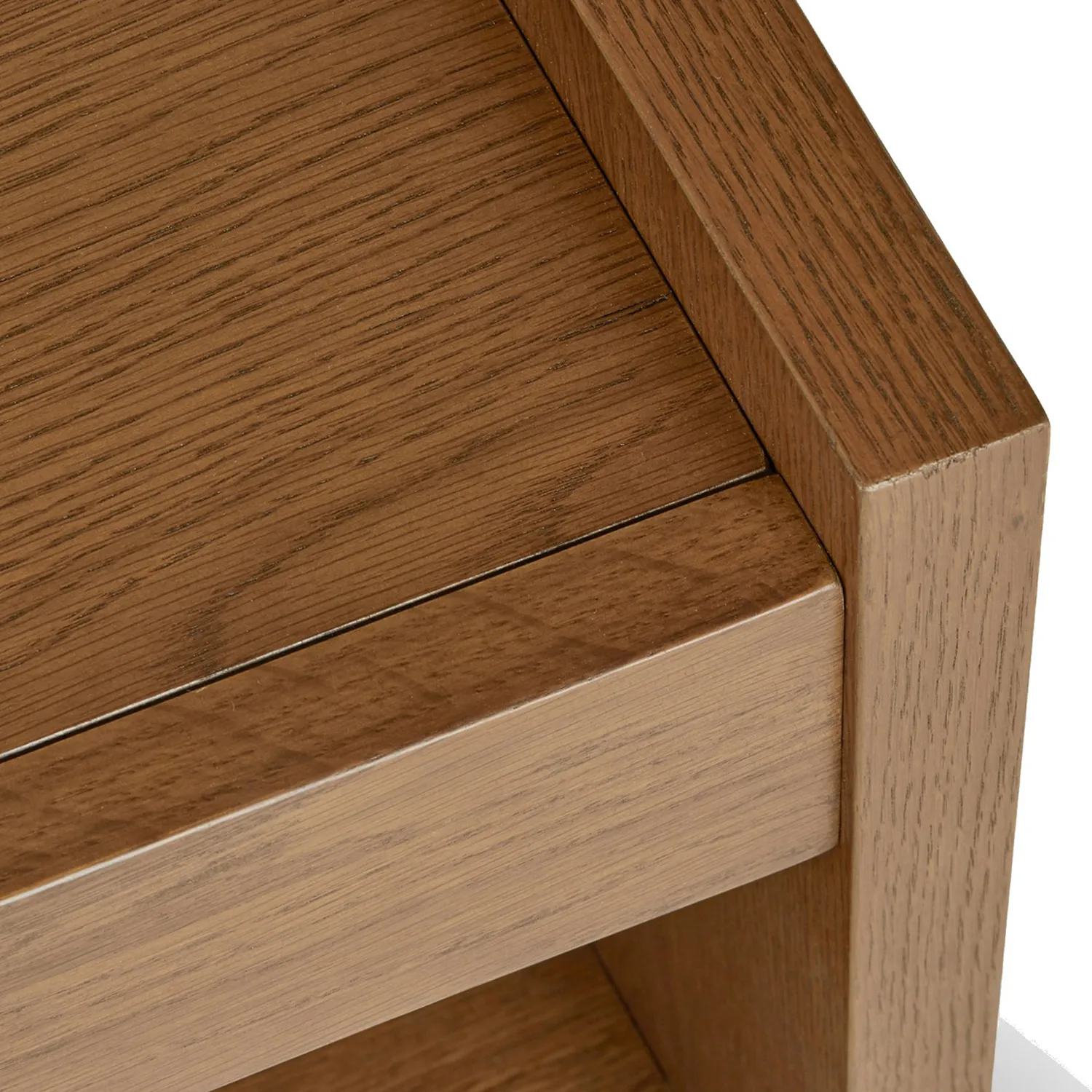 Cassie 56_ Bench - Smoked Oak and Taupe Chenille - Image 11