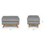 Timber 31_ Ottoman - Pebble Gray