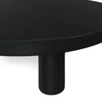 Adel 42_ Round Coffee Table - Black