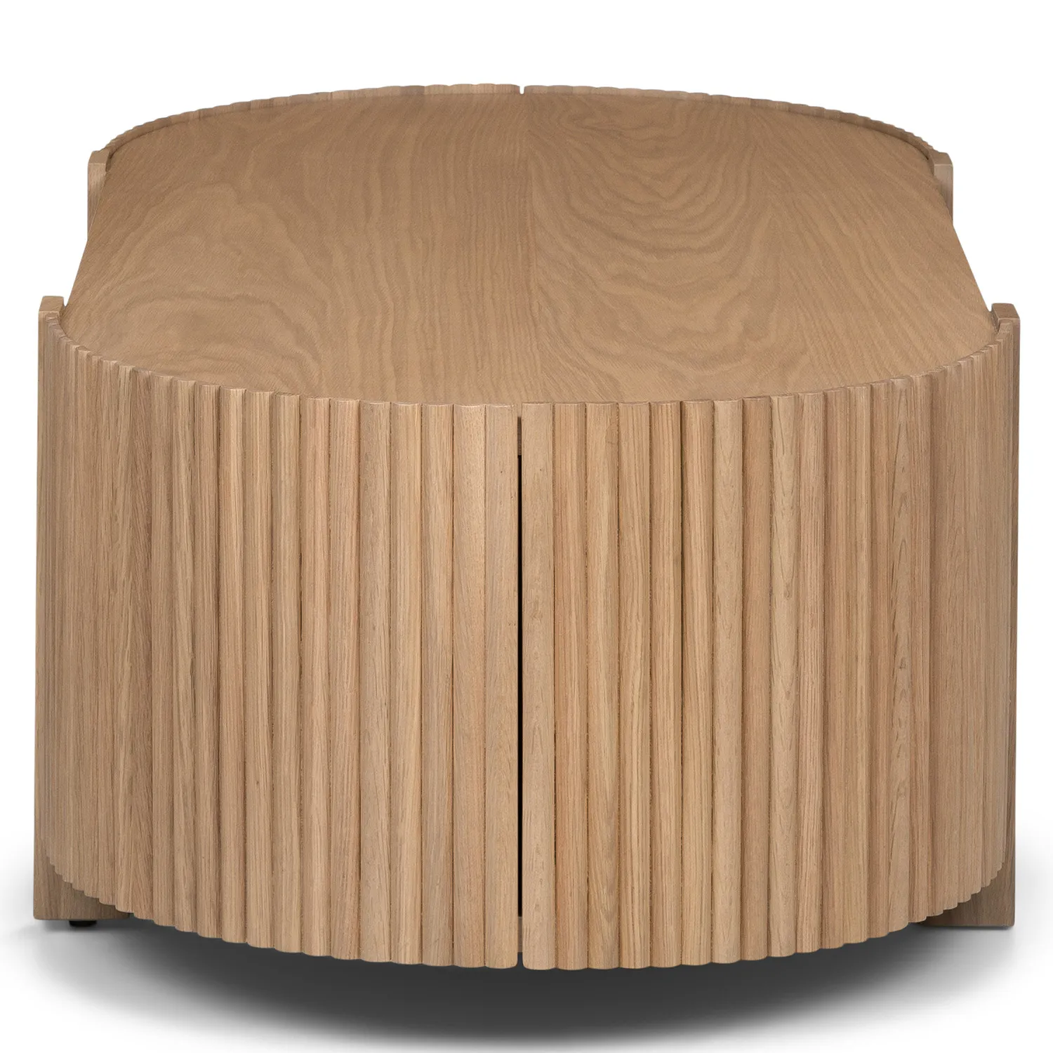 Fortra 50.5_ Storage Coffee Table - White Oak - Image 7
