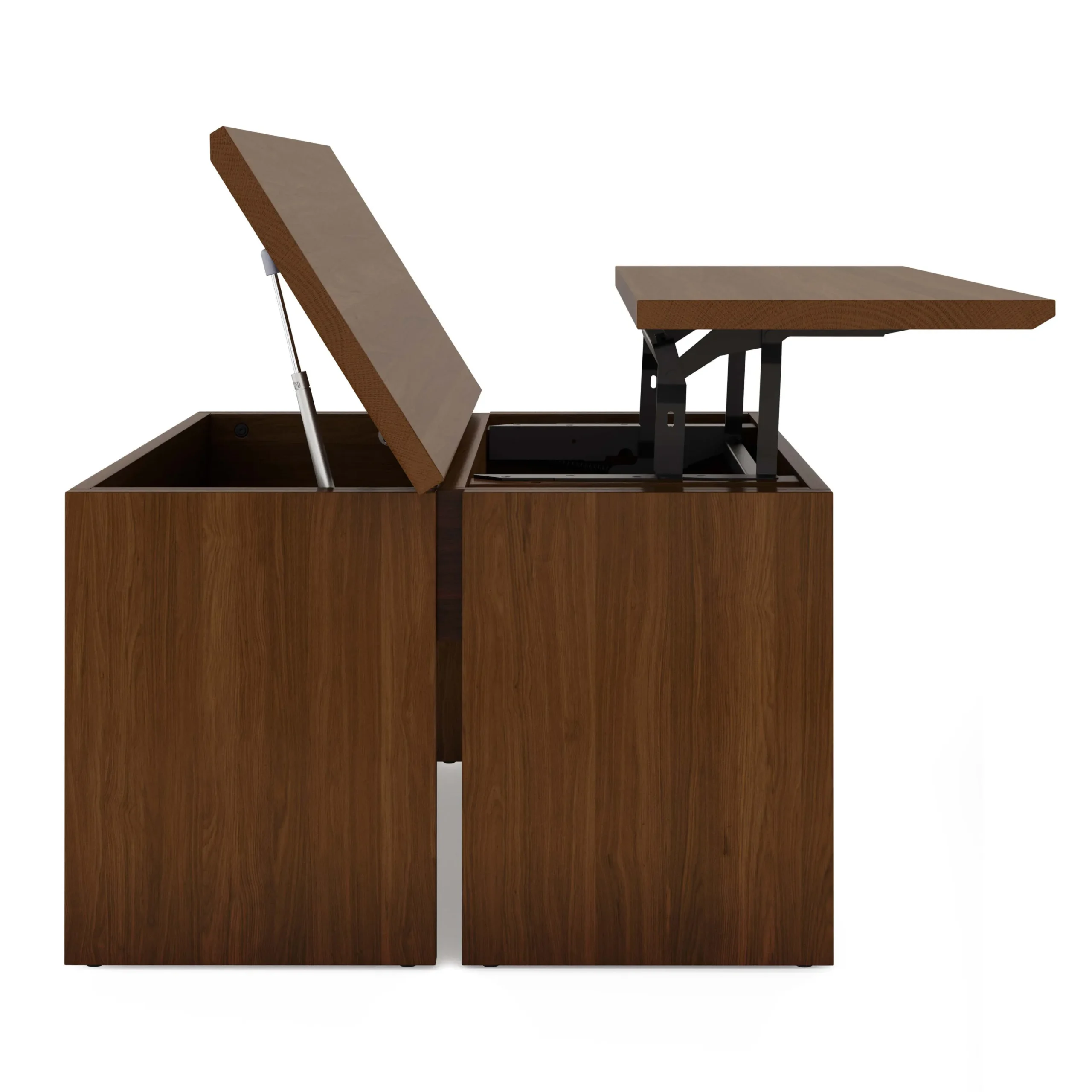 Karl 46_ Lift-Top Storage Coffee Table - Walnut - Image 8