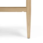 Lenia 53.5_ Oval Coffee Table - White Oak