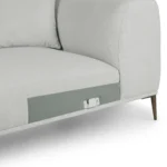 Abisko 94.5_ Left Sectional - Quartz White
