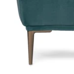 Abisko 94.5_ Velvet Right Sectional - Plush Pacific Blue