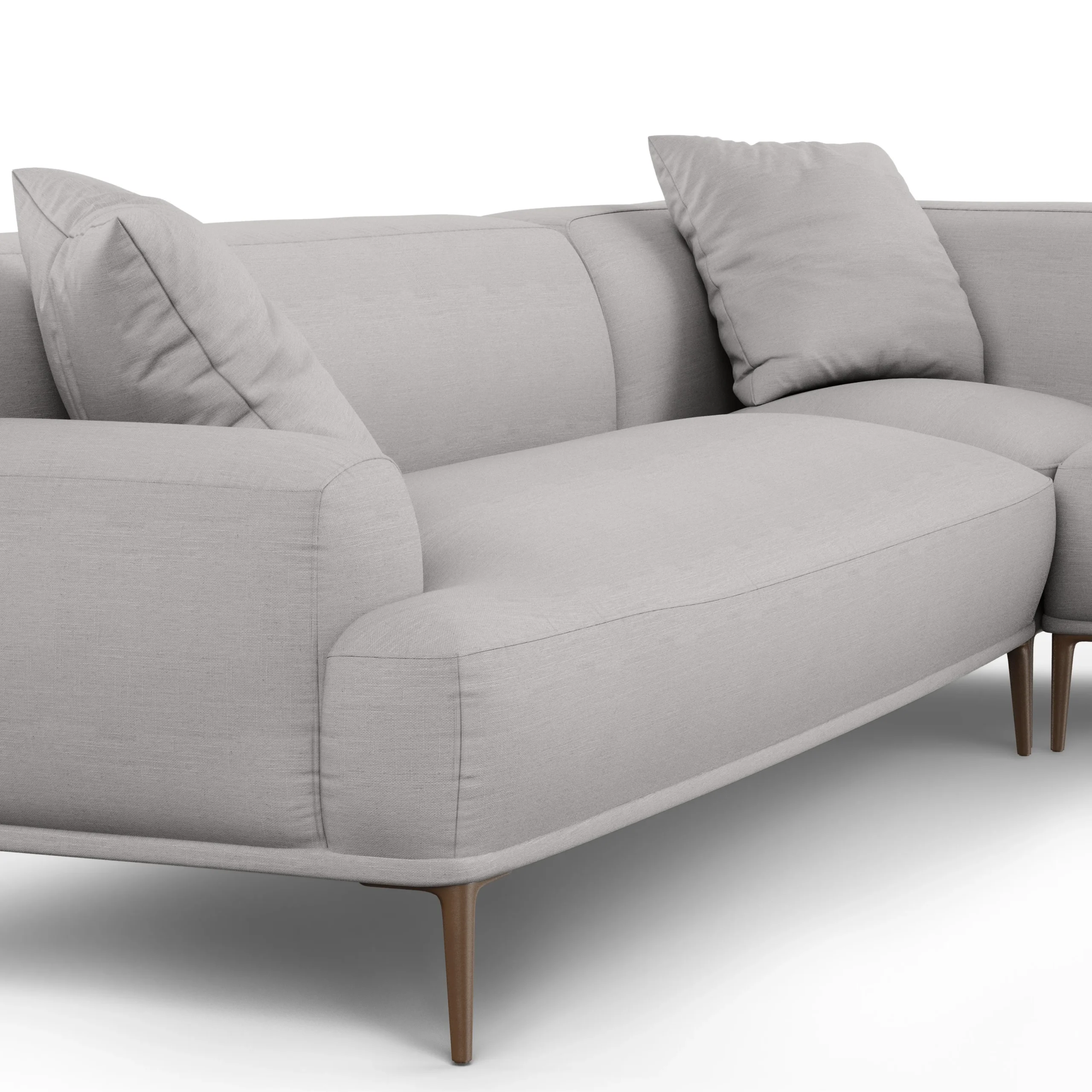 Abisko 113_ Right L-Shaped Sectional - Welsh Gray - Image 10