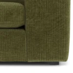 Beta 98_ Modular Left Chaise Sectional - Cypress Green