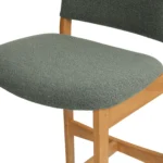 Nosh Counter Stool - Oak and Ratine Green