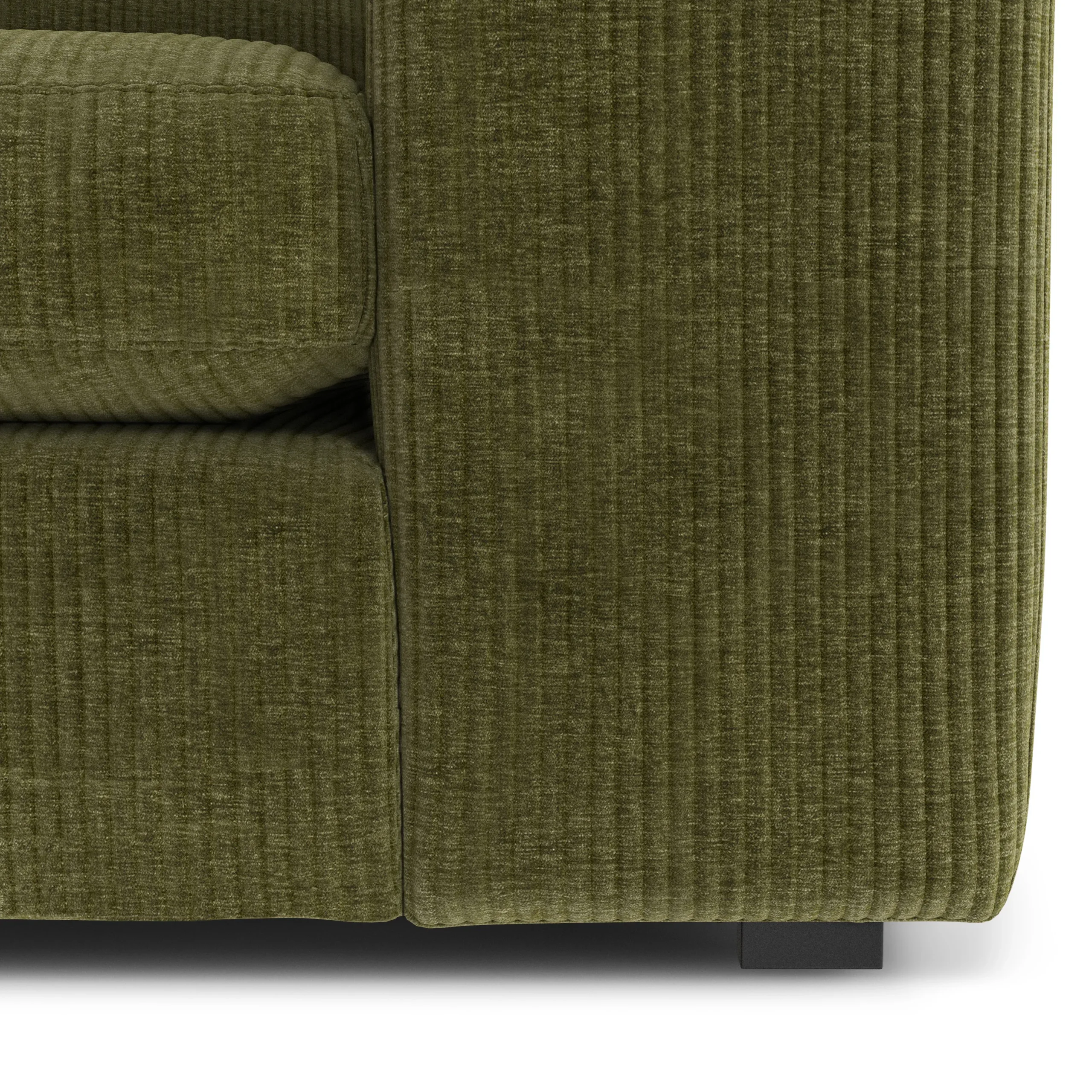Beta 133.5_ Modular L Sectional - Cypress Green - Image 10