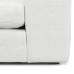 Beta 133.5_ Modular L Sectional - Quartz White