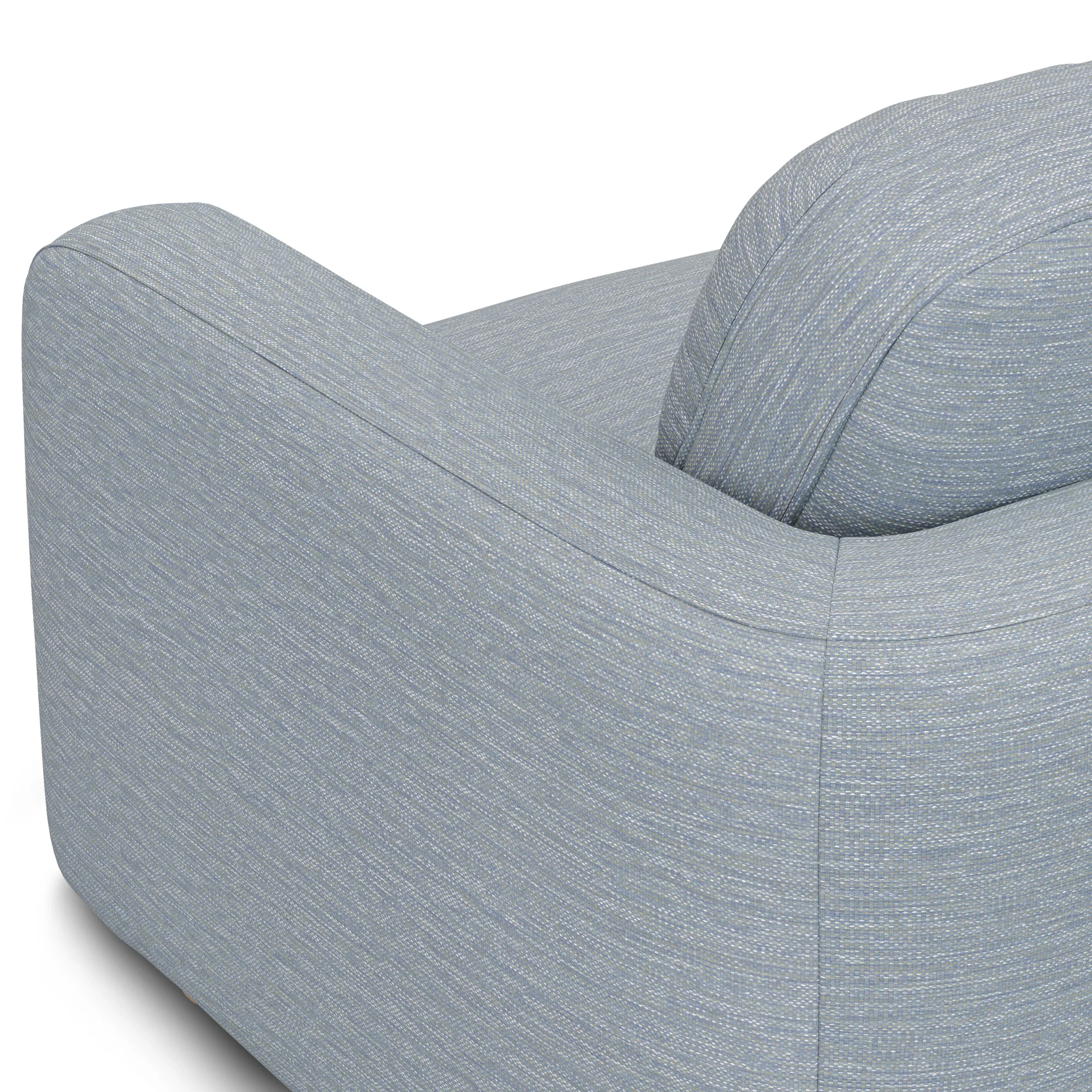 Vati 114_ Left Storage Sleeper Sectional - Natural Oak and Silver Light Blue - Image 10