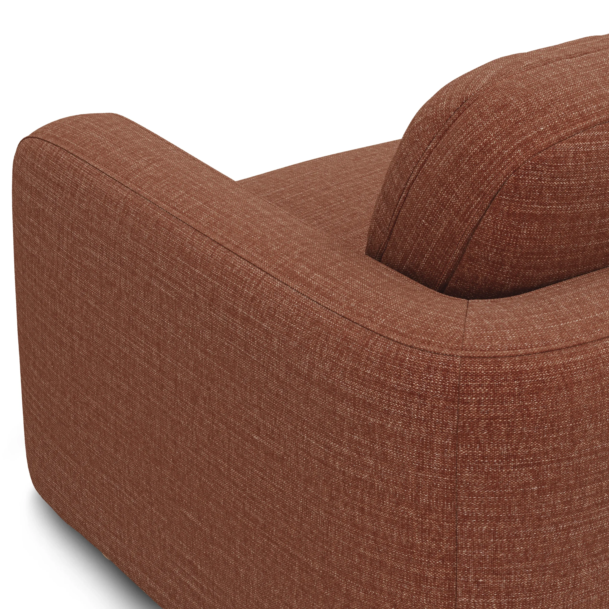 Vati 114_ Left Storage Sleeper Sectional - Natural Oak and Napa Rust - Image 10