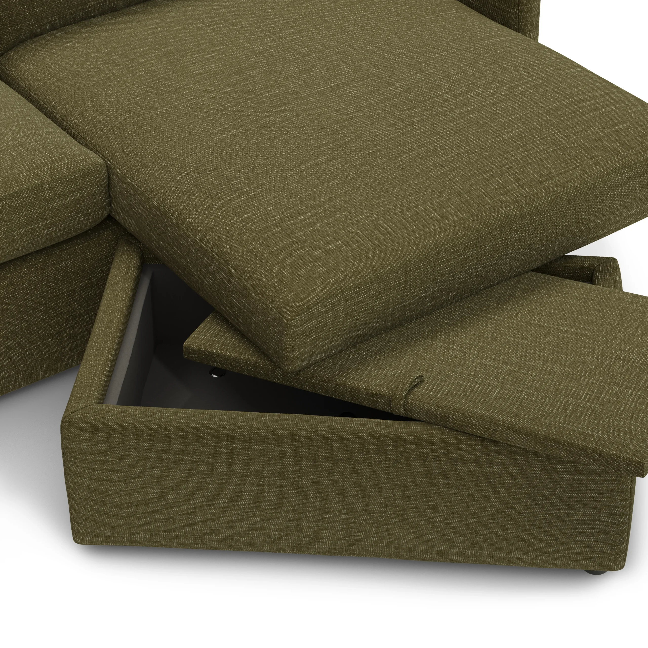Landry 84.5_ Reversible Storage Sectional - Napa Moss - Image 10