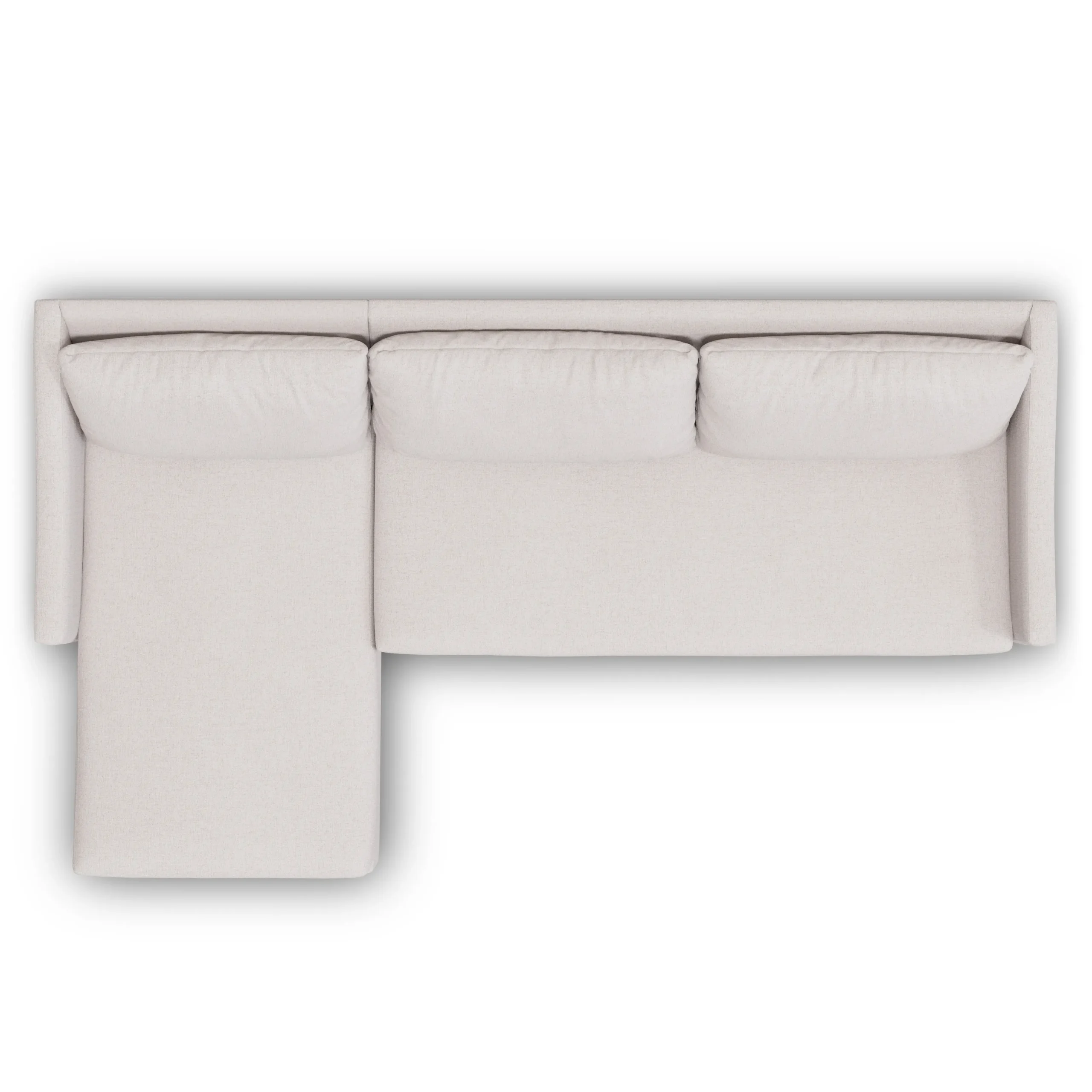 Landry 109_ Left Storage Sleeper Sectional - Napa White - Image 10