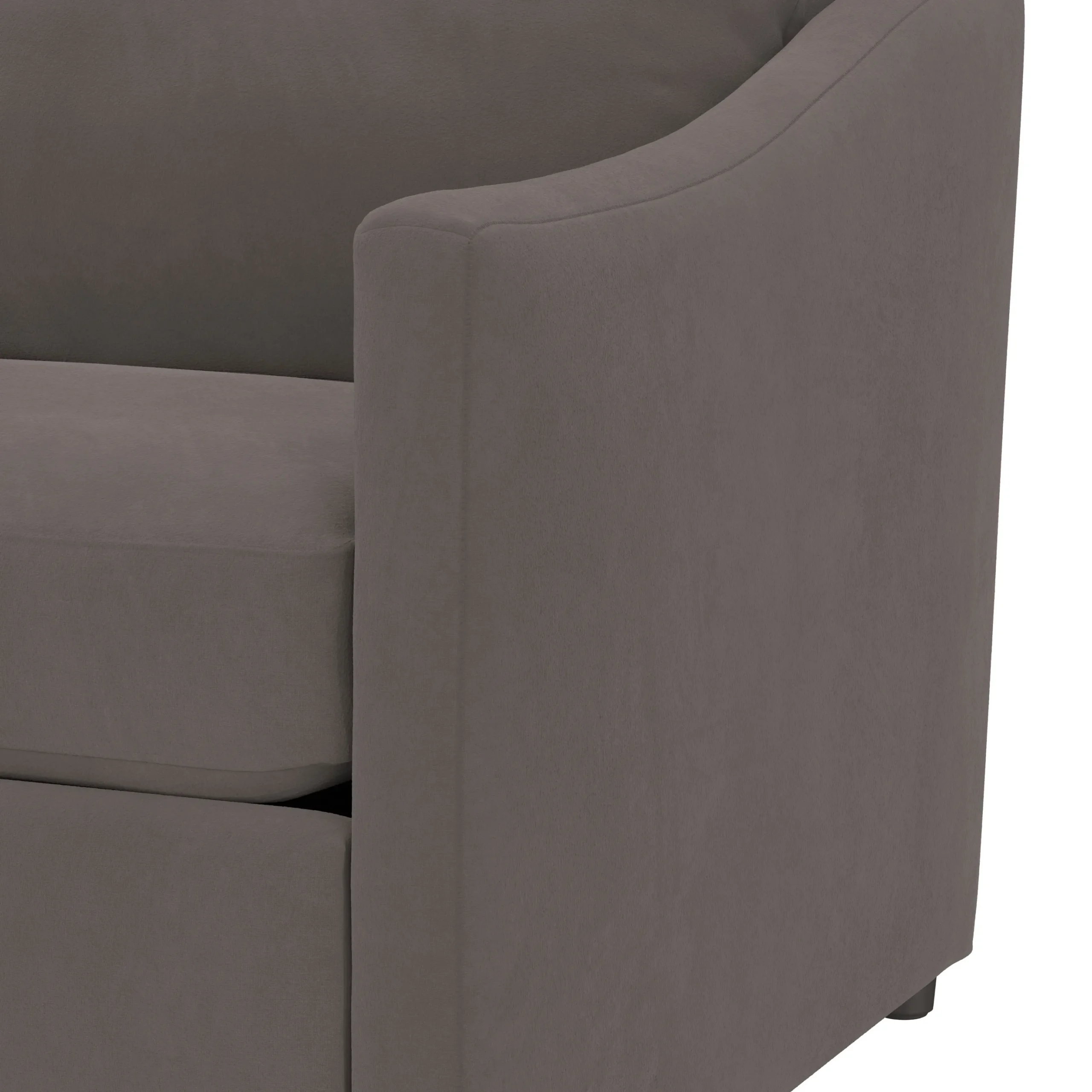 Landry 109_ Velvet Left Storage Sleeper Sectional - Hale Warm Gray - Image 10