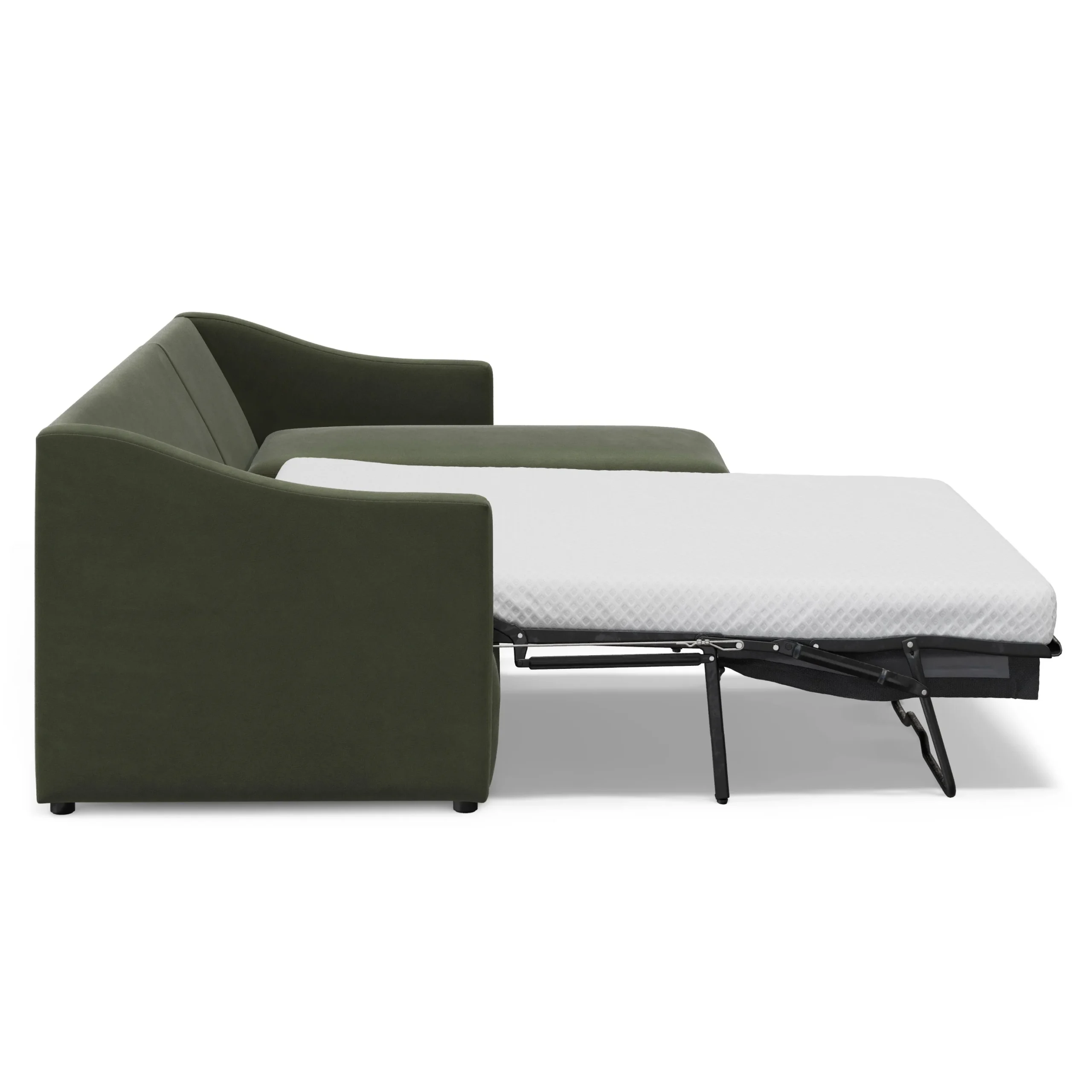 Landry 109_ Velvet Right Storage Sleeper Sectional - Hale Fir Green - Image 7