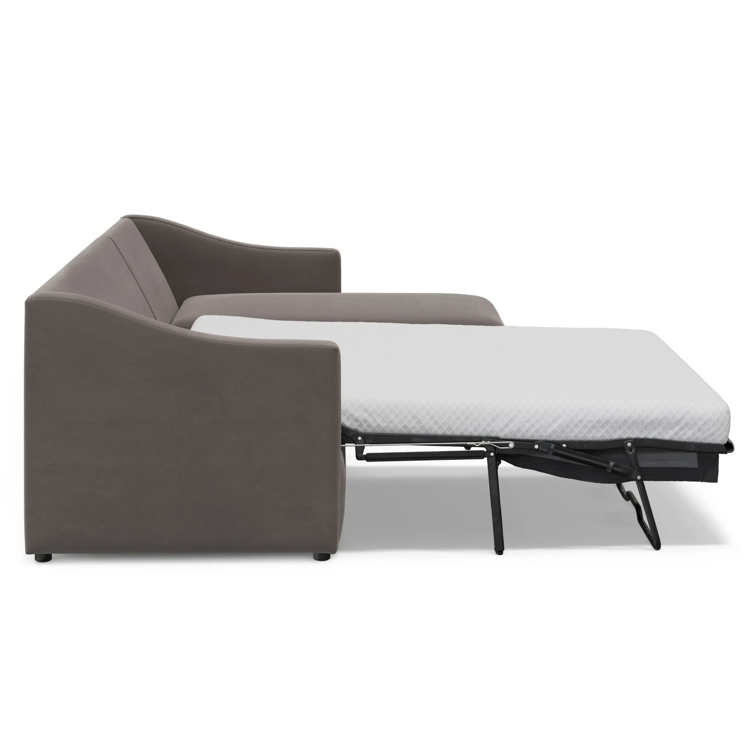 Landry 109_ Velvet Right Storage Sleeper Sectional - Hale Warm Gray - Image 7
