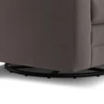 Riley 42_ Grand Velvet Swivel Chair - Hale Warm Gray
