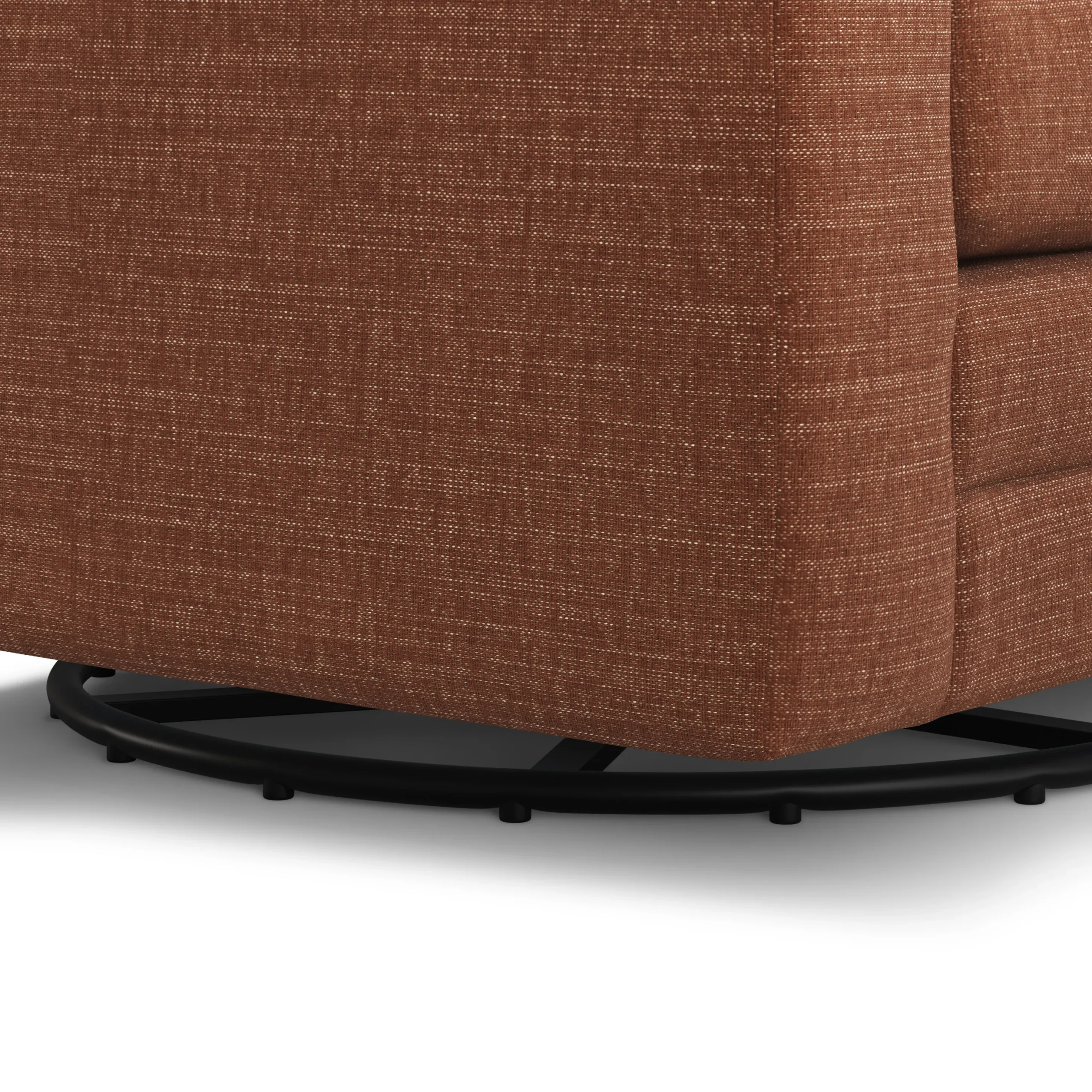 Riley 42_ Grand Swivel Chair - Napa Rust - Image 12