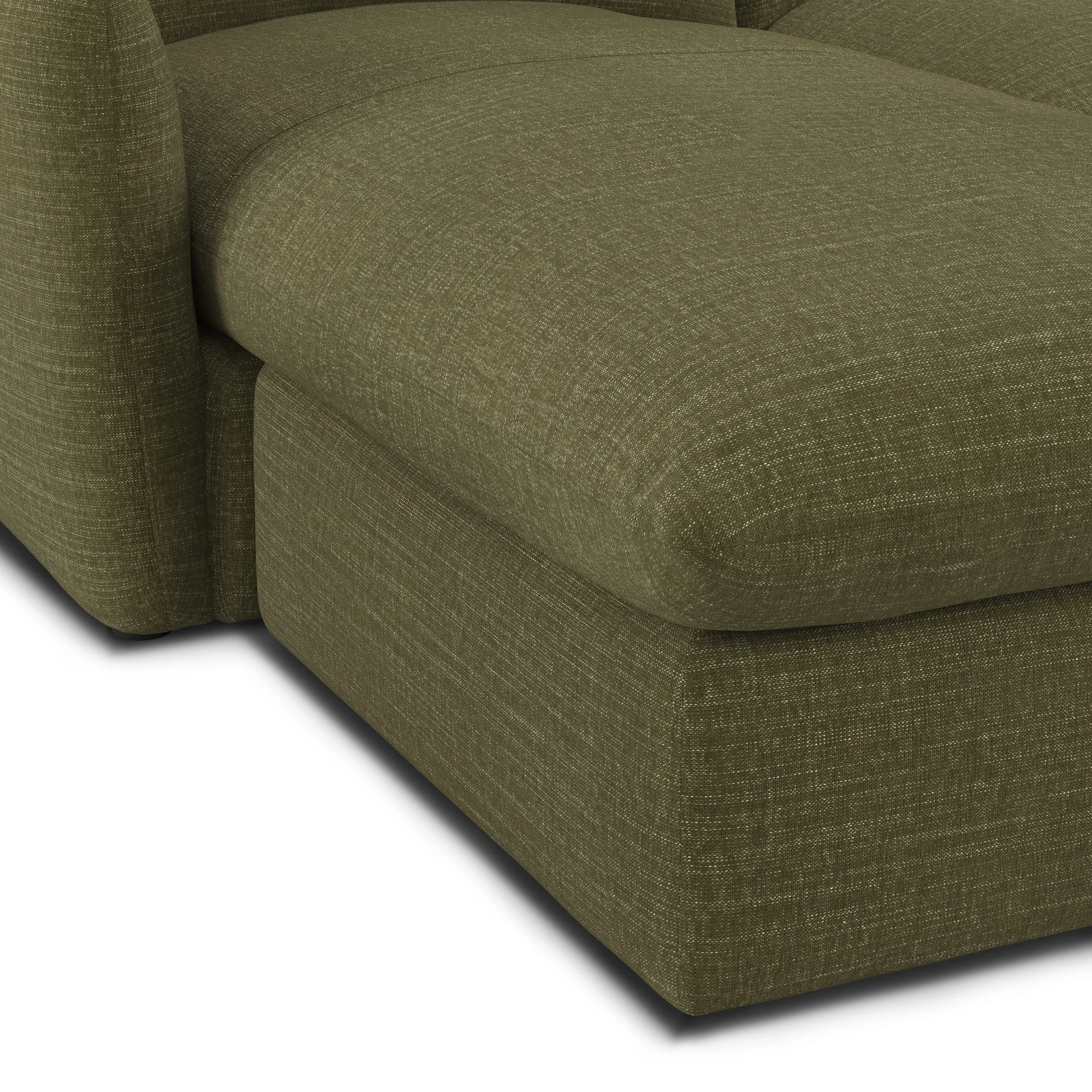 Leigh 86_ Reversible Storage Sectional - Napa Moss - Image 10