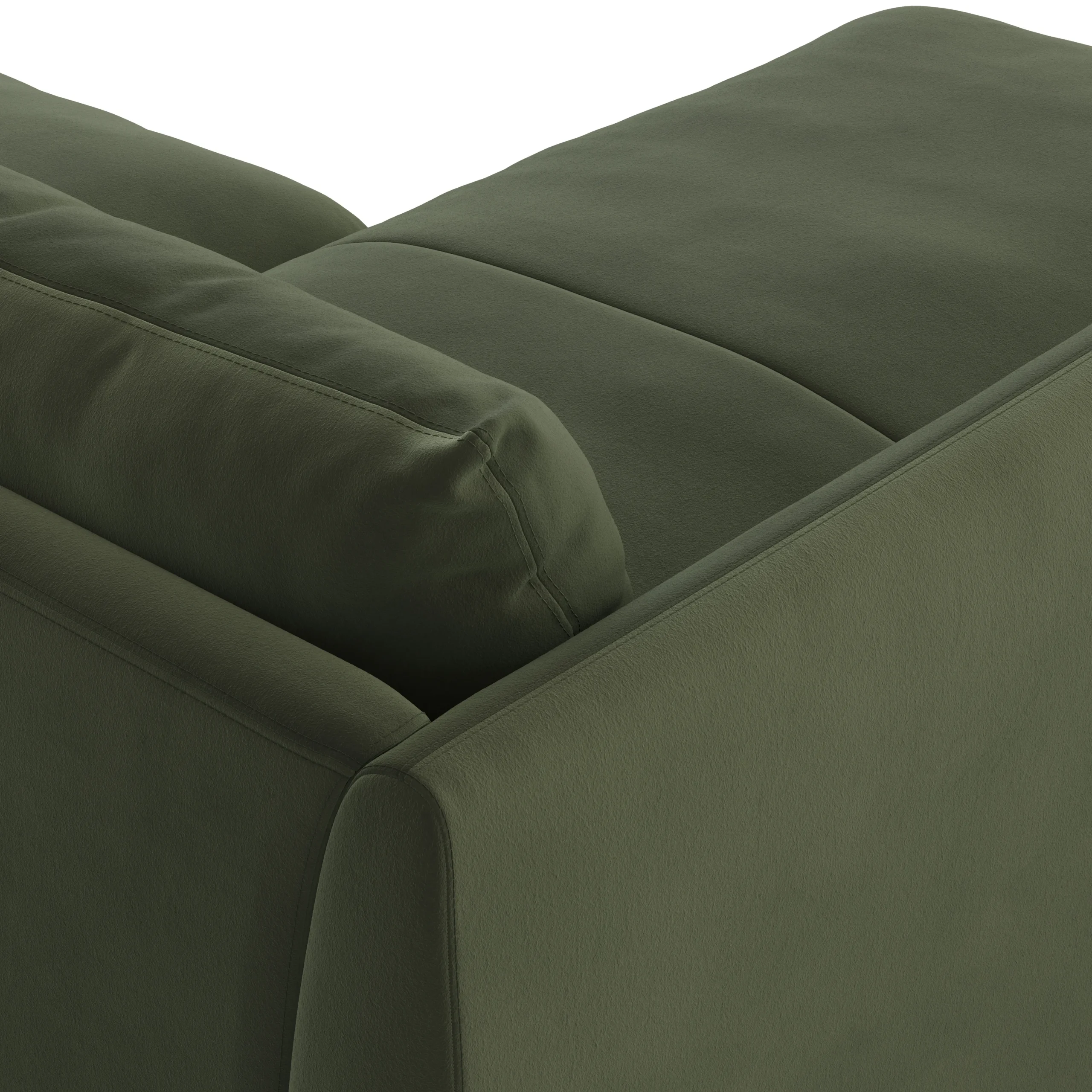 Leigh 86_ Velvet Reversible Storage Sectional - Hale Fir Green - Image 10