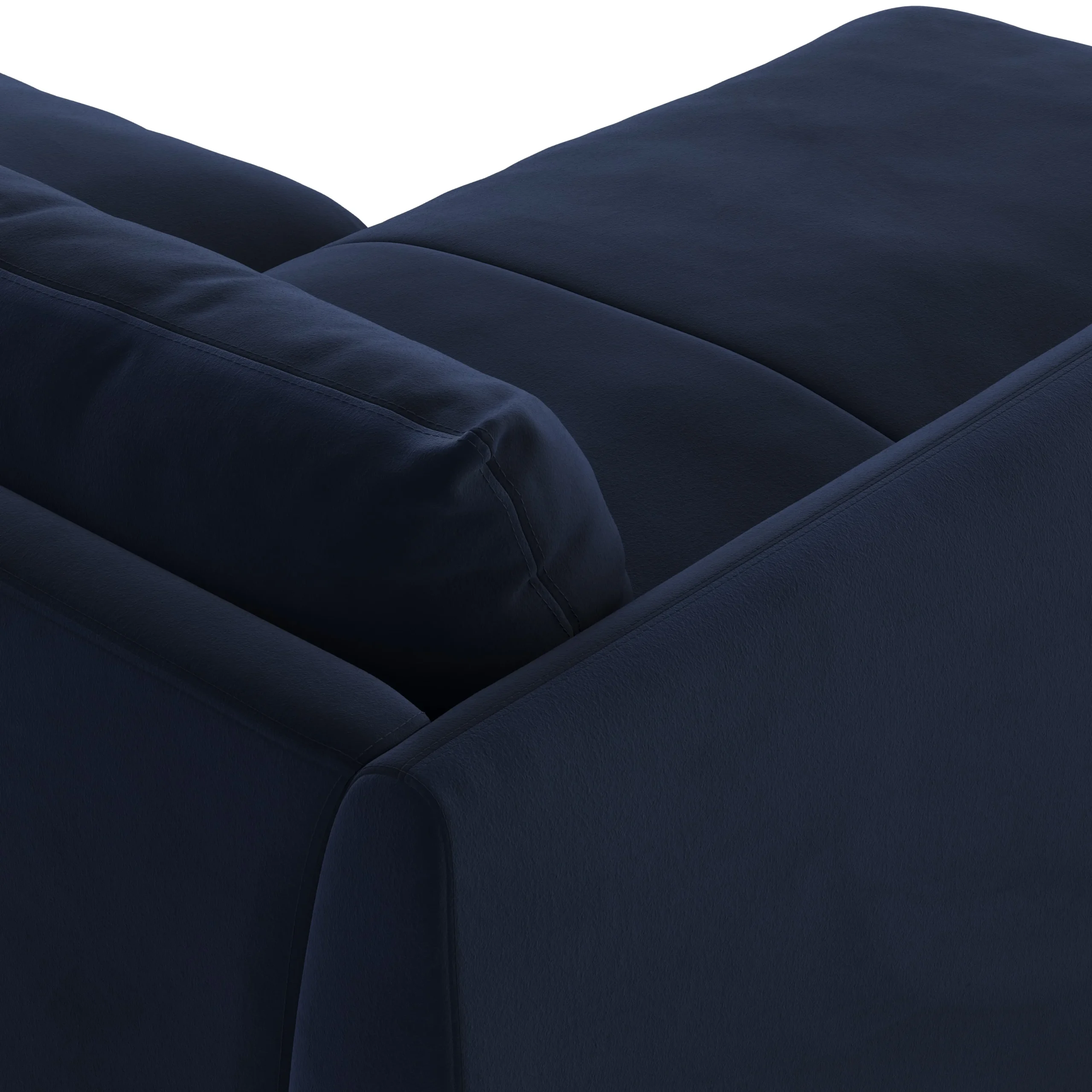 Leigh 86_ Velvet Reversible Storage Sectional - Hale Ink - Image 10
