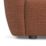 Leigh 87_ Modular Corner Sectional - Napa Rust