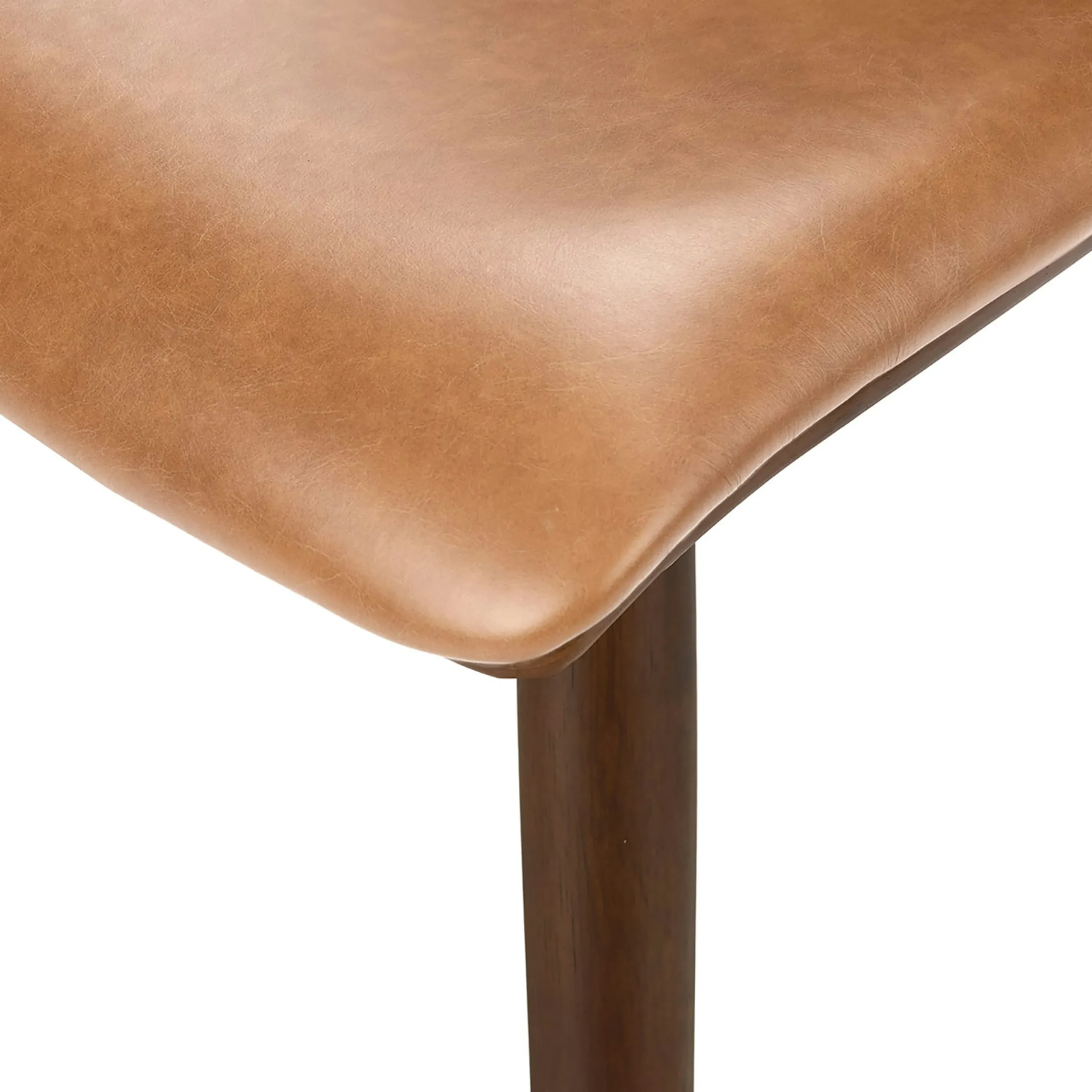 Sede Leather Dining Chair - Walnut and Toscana Tan - Image 10