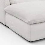Leigh 121.5_ Modular Open Pit Sectional - Silver Ivory