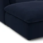 Leigh 121.5_ Velvet Modular Open Pit Sectional - Hale Ink