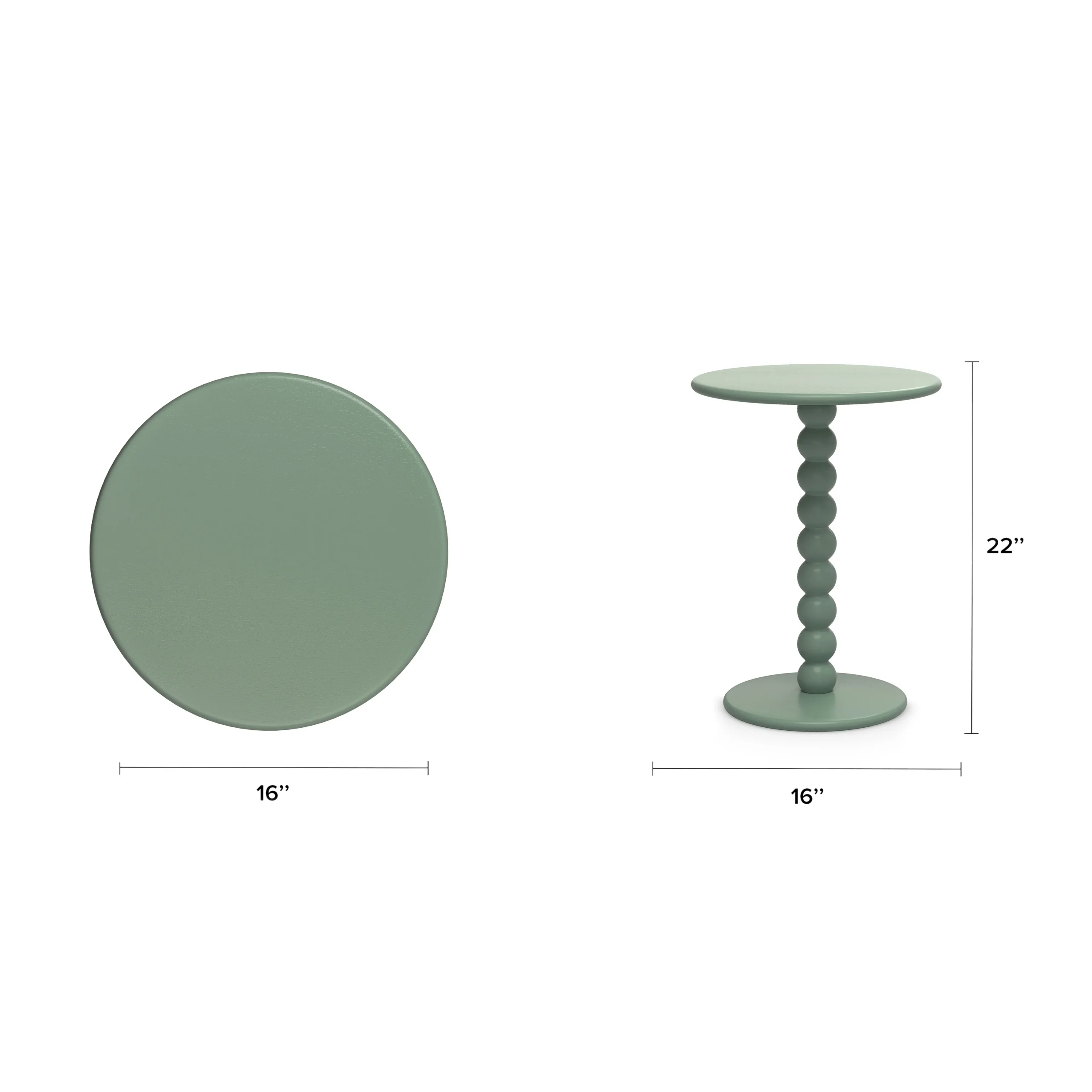 Hallie Side Table - Norfolk Green - Image 2