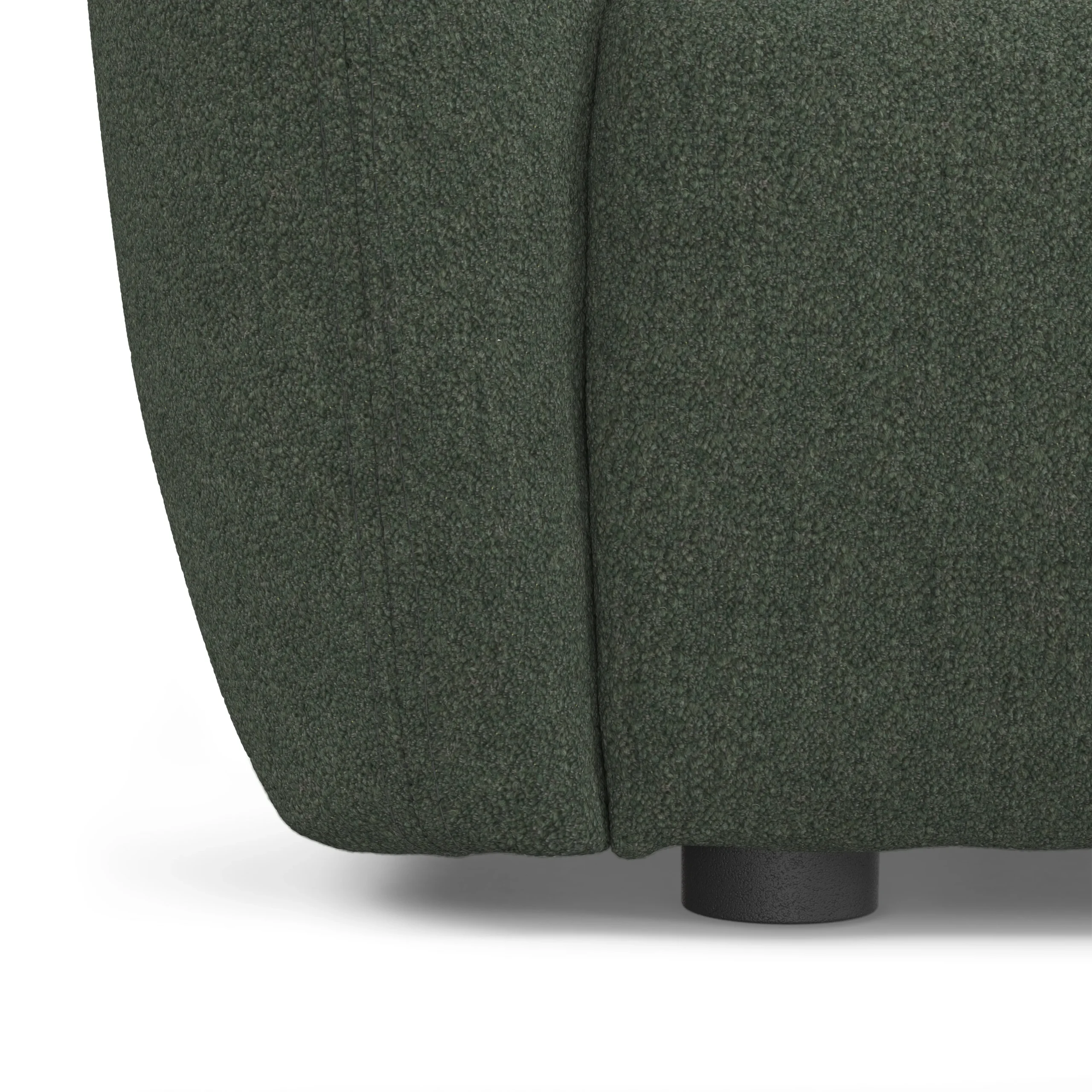 Leigh 126_ Modular Corner Sectional - Green Wool Bouclé - Image 10