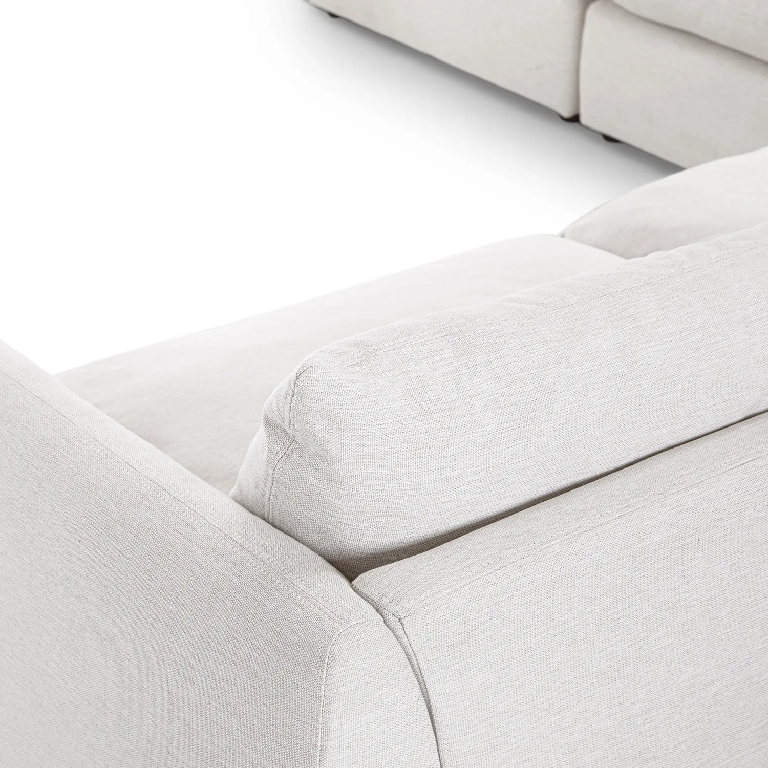 Leigh 126_ Modular Corner Sectional - Silver Ivory - Image 10